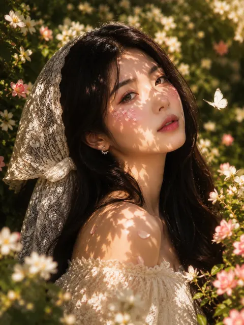 East Asian Woman Jasmine Portrait