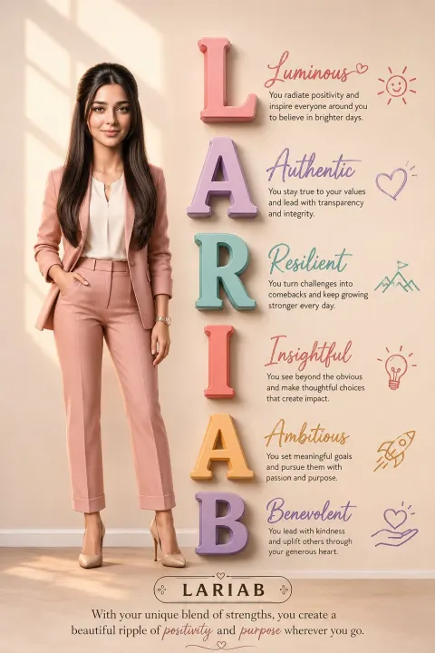 Personal Brand Acronym Poster