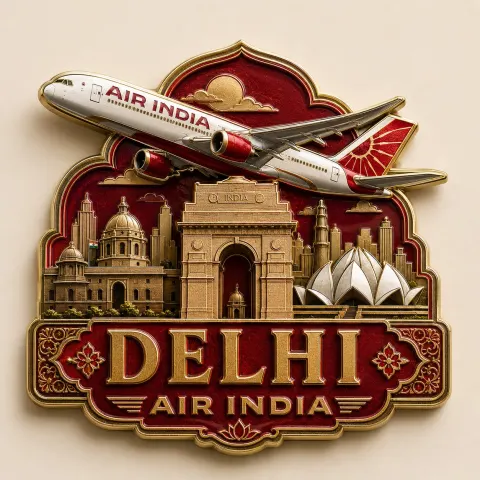 Emirates Dubai Enamel Collector Magnet