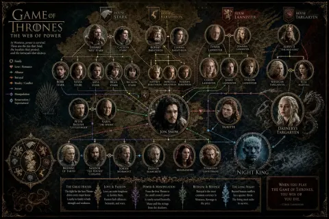 Cinematic Character Web Poster