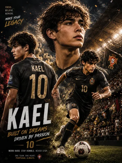 Football Legend Poster