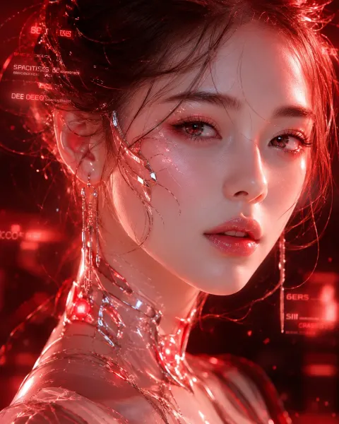 Future Faces: Luxurious AI Beauty Evolution