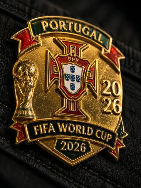 World Cup Badge Macro Editorial