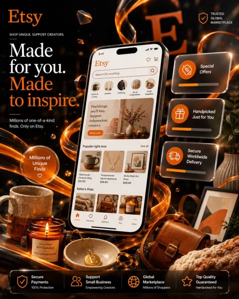 Luxury Flipkart Social Campaign Poster