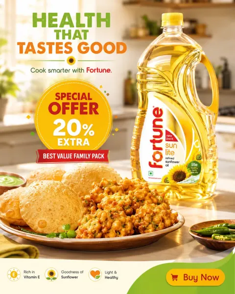 Fortune Oil Healthy Tasty Promo