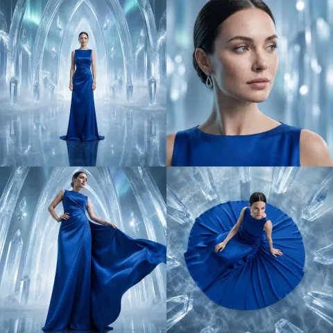 Ice Palace Haute Couture Editorial