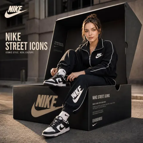 Nike Luxury Shoebox Editorial Ad