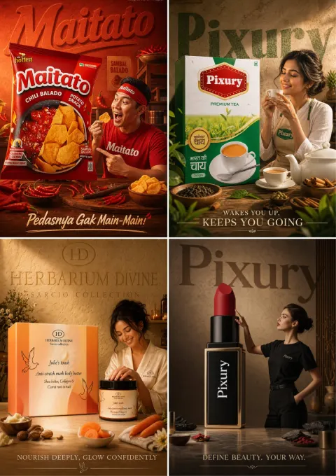 AI Lifestyle Poster Generator