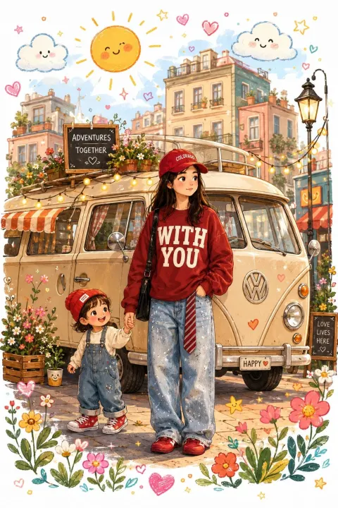 Magical Family Camper Picture Book