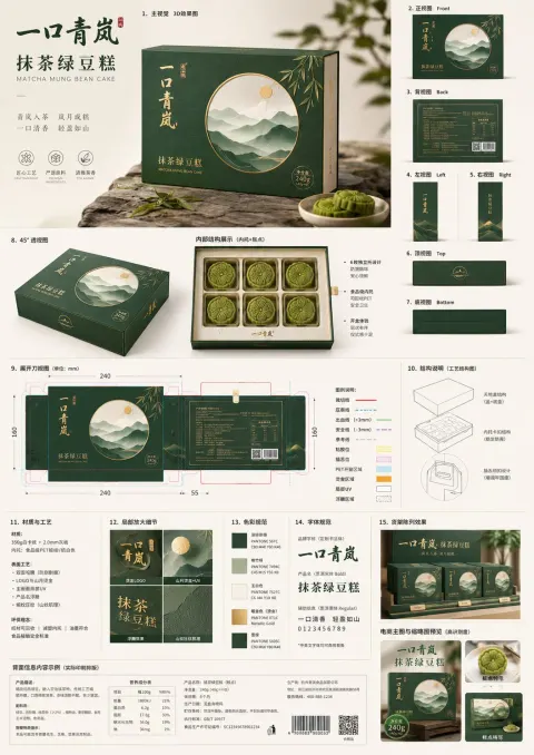 Premium Pastry Packaging Design Proposal