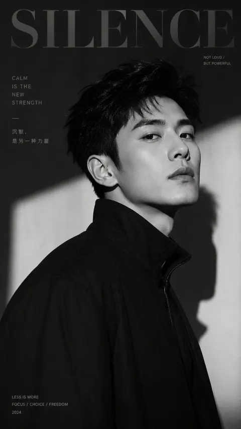 Premium Masculine Portrait Visual