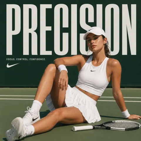Precision Tennis Fashion Editorial