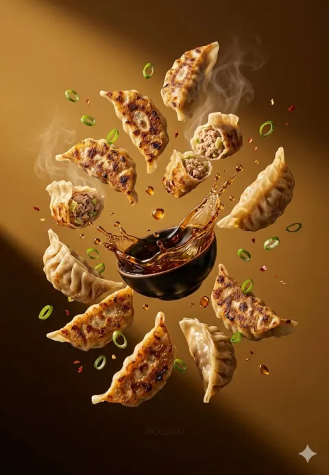 Zero Gravity Floating Sushi Art