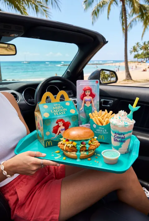 Cinematic Co-Branded Fast-Food Feast