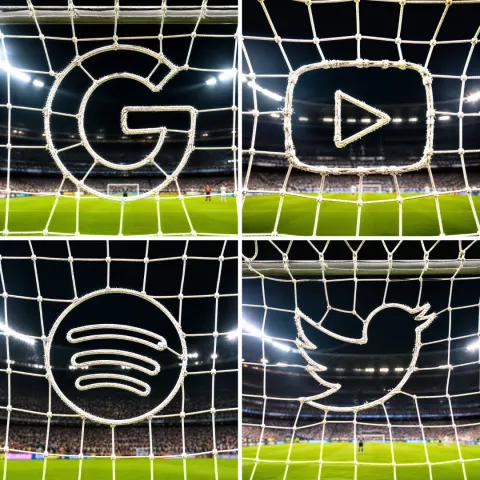 Hidden Brand in Goal Net