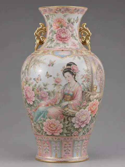 Imperial Famille Rose Porcelain Vase