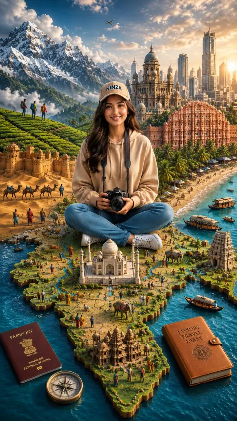 India 3D Miniature Travel Diorama