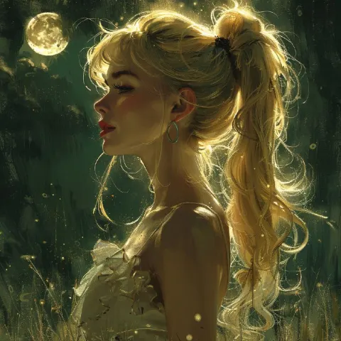 Fairy-Like Girl With Double Ponytails Sailor Moon Style