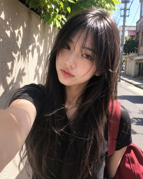Japanese Schoolgirl Portrait