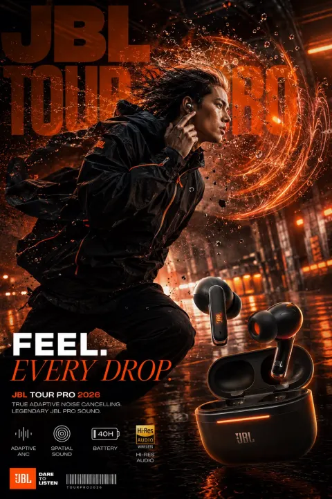 JBL Bass Impact Hero Poster