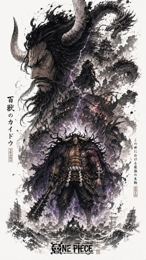 Kaido Poster Eastern Aesthetic Design