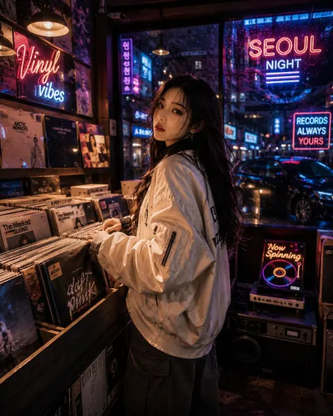 Midnight Vinyl Smile