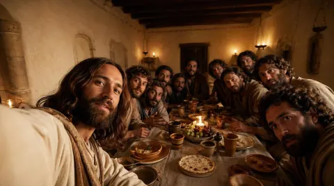 Jesus Last Supper Selfie