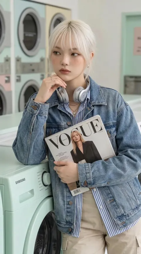 Cool Laundromat Fashion Editorial