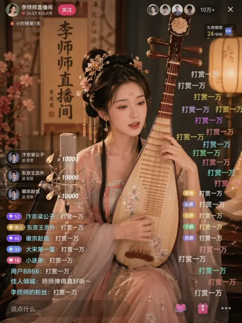 Ancient Beauty Pipa Livestream