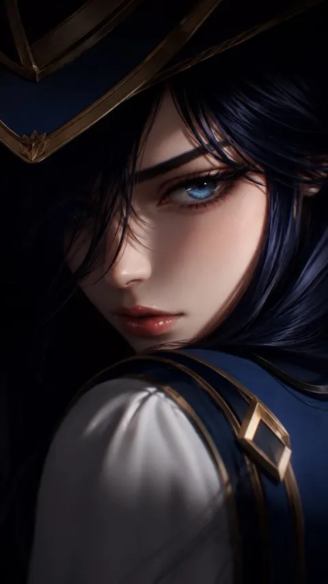 Dark Caitlyn Sniper Portrait
