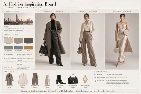 AI Fashion Inspiration Pictorial