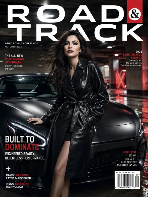Luxury Car Magazine Cover Shoot