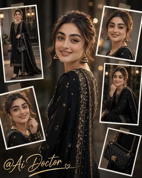 Black Gold Ethnic Luxury Editorial