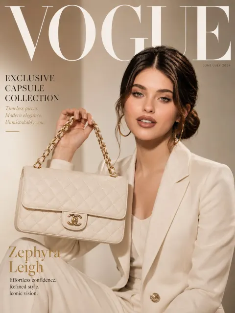 VOGUE Luxury Handbag Campaign