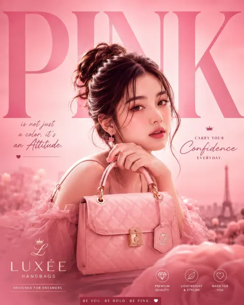 Pink Luxury Handbag Dream Ad