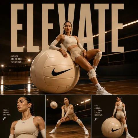 Elevate Volleyball Luxury Editorial