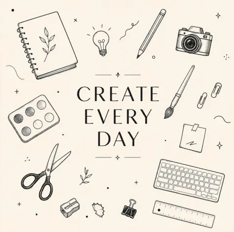 Create Every Day Poster