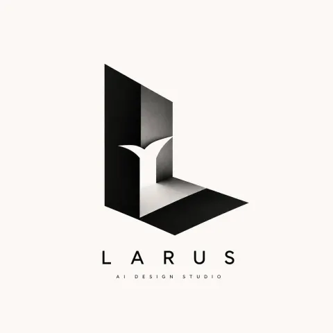 Minimalist Optical Illusion Logo Design