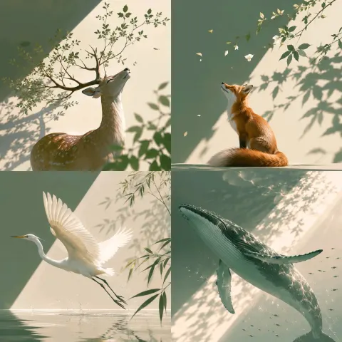Minimalist Green Art Cover