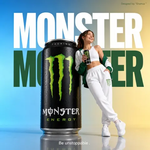 Monster Energy Minimalist Ad