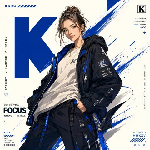 Anime Character Poster Design