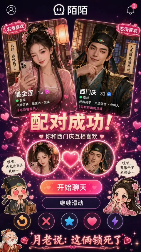Ancient Lovers Modern Dating App Match
