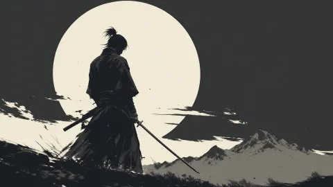 Minimal Monochrome Art