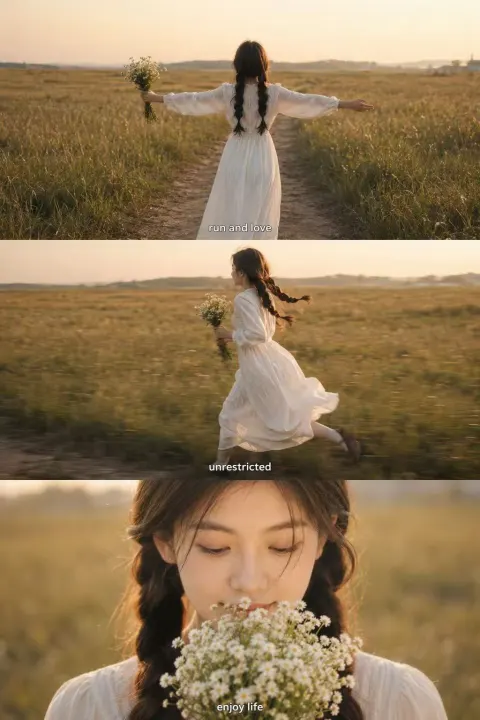 Cinematic Summer Film Collage
