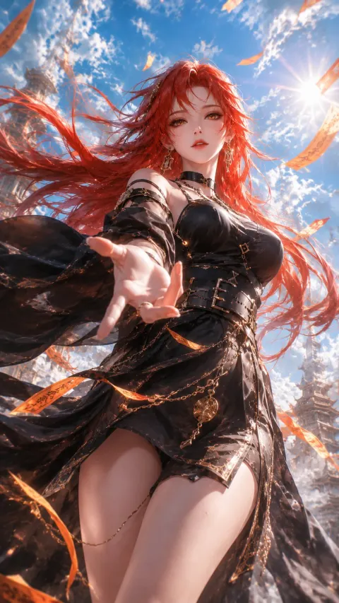 Oriental Fantasy 3D Heroine Portrait