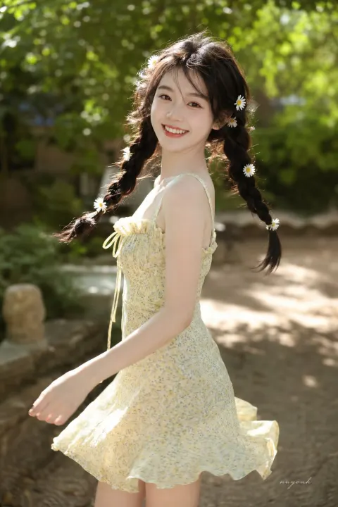 Sweet Summer Girl Outdoor Photoshoot