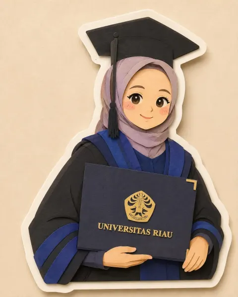 Paper-Cut Cute Character Illustration