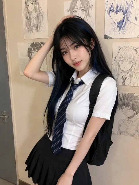 Realistic Girl Phone Snapshot