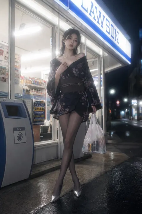 Late Night Convenience Store Portrait