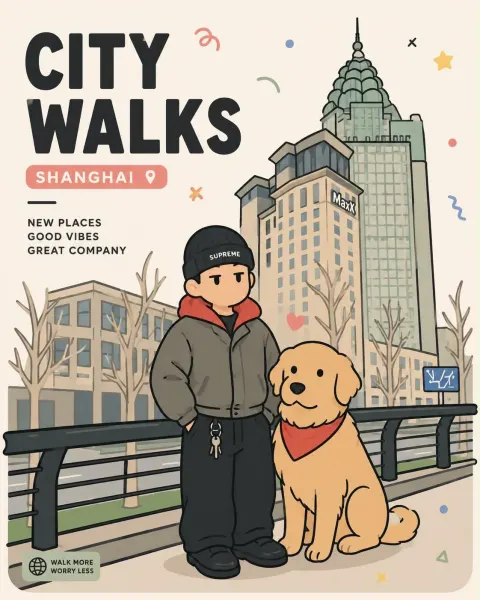 Playful Flat Vector Poster Art